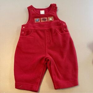 VintageGymboree Red Kids Overalls with Fun Patches